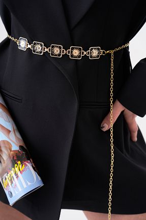کمربند متالیک زنانه bayansepeti - کد 897840857