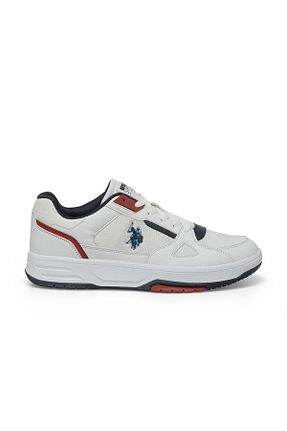 کفش اسنیکر سفید مردانه بند دار U.S. Polo Assn. - کد 897843956