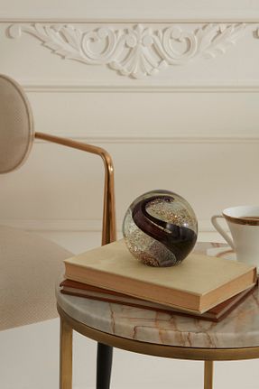 اجسام تزئینی و بیبلو نارنجی شیشه Karaca Home - کد 897851203