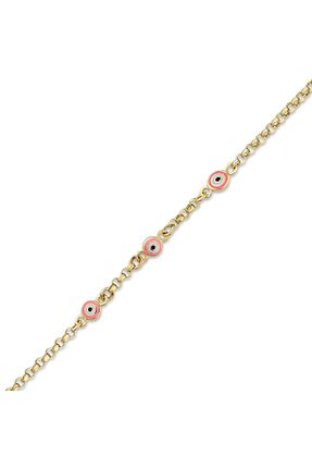دستبند طلا زرد بچه گانه 14 عیار Assos Pırlanta - کد 788343745