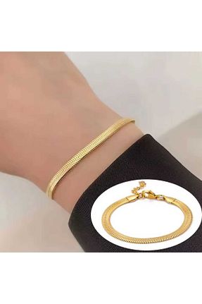 دستبند استیل (فولاد) زرد زنانه استیل (فولاد) SONES - کد 897886665