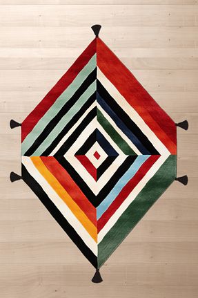 فرش رنگی قابل شستشو Rugs Modern Halı - کد 897884254