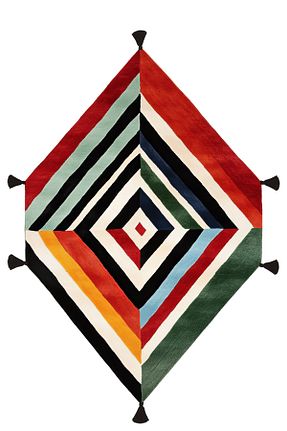 فرش رنگی قابل شستشو Rugs Modern Halı - کد 897884254