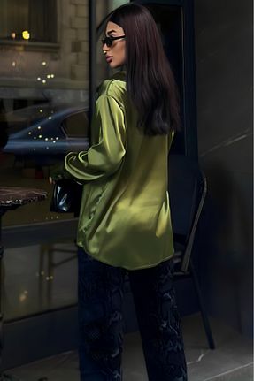 پیراهن خاکی زنانه اورسایز Mis - کد 897895477