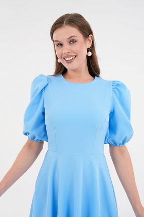 لباس آبی زنانه بافتنی bayansepeti - کد 897887019