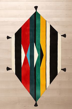 فرش رنگی قابل شستشو Rugs Modern Halı - کد 897884742