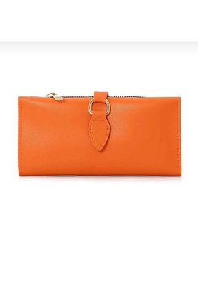 کیف پول نارنجی زنانه سایز متوسط şeffafavm - کد 894020973