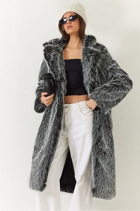 کاپشن مشکی زنانه Straight Bianco Lucci - کد 897901785