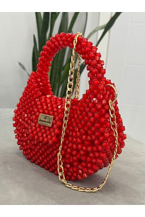 کیف دستی قرمز زنانه سایز متوسط begüm jewelery - کد 897893645