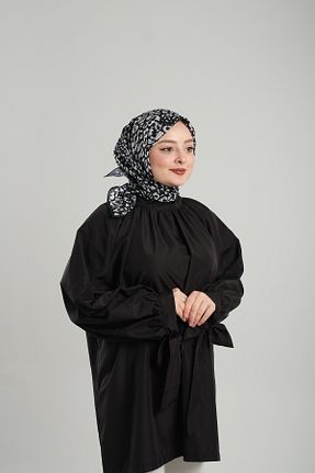 روسری مشکی چاپی Giverny - کد 897896158