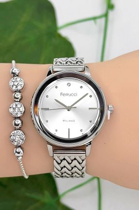 ساعت مچی رنگی زنانه 36-40 میلی متر Ferrucci - کد 897899807