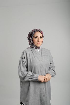 روسری بنفش چاپی Giverny - کد 897894634
