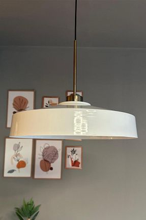 لوستر سفید فلزی Bamyum - کد 897902772