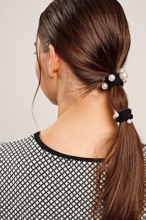گیره سر سفید زنانه پلی استر New Obsessions - کد 3667422