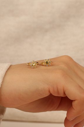 گوشواره طلا طلائی بچه گانه 8 عیار Çgk Çiğdem Gürel Kuyumculuk - کد 898534678