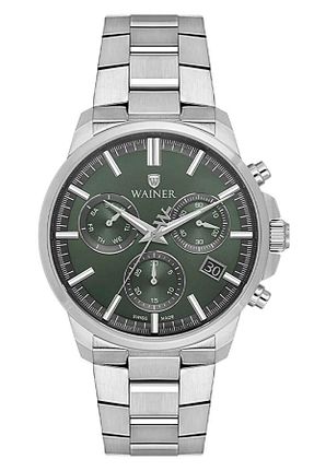 ساعت مچی سبز مردانه 43 میلی متر Wainer - کد 887337140