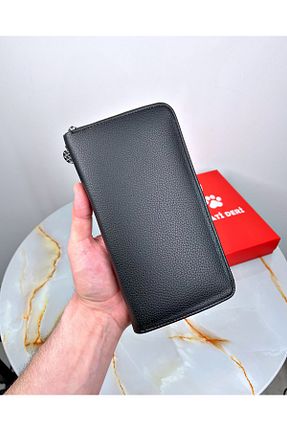 کیف پول مشکی زنانه ابعاد بزرگ patideri - کد 897941639