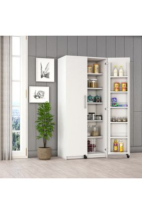کابینت چند منظوره سفید MDF Asra Trend - کد 242894900