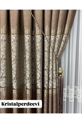 پرده زمینه قهوه ای پلی استر beatiful - کد 856353317