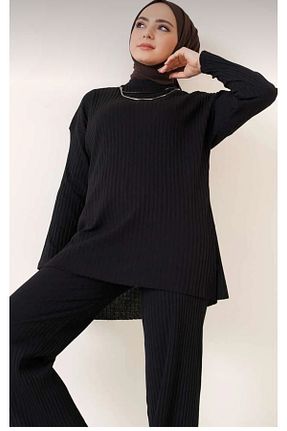 ست لباس راحتی مشکی زنانه ساده zahirfashion - کد 899198689