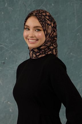 روسری مشکی پنبه پلی استر İpekhan - کد 897984892