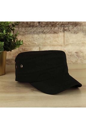 کلاه مشکی زنانه پنبه ای MYZİ STORE - کد 897984706