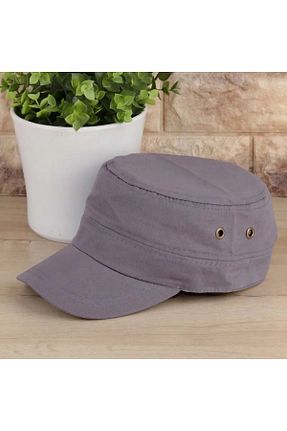 کلاه طوسی زنانه پنبه ای MYZİ STORE - کد 897984667