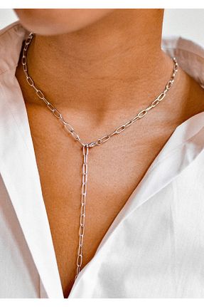 گردنبند استیل ( فولاد ) زنانه استیل ضد زنگ neslyaccessories - کد 897790435