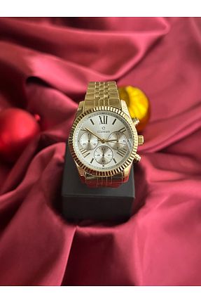 ساعت مچی طلائی زنانه فلزی Store - کد 898001513