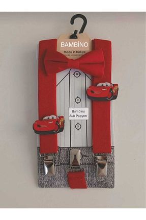 آویز شلوار قرمز بچه گانه لیکرا Bambinoo - کد 898096825