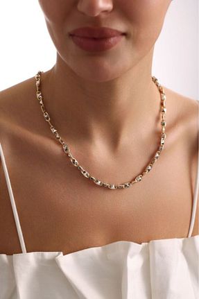 گردنبند طلا طلائی زنانه 14 عیار Sembol Gold - کد 898613079