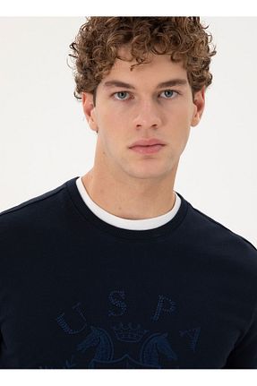 سوئیشرت سرمه ای مردانه ساده U.S. Polo Assn. - کد 872980286