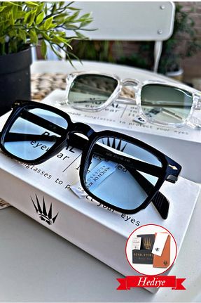 عینک آفتابی آبی زنانه UV400 WATCHOFROYAL - کد 734124719