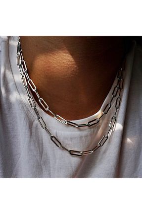 گردنبند استیل ( فولاد ) زنانه استیل ضد زنگ neslyaccessories - کد 897933520