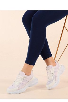 کفش اسنیکر سفید زنانه بند دار ALTUNTAŞ - کد 898081051