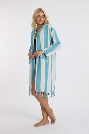 حوله پالتوئی آبی زنانه Mulberry - کد 898068785