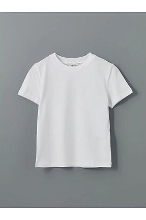 تیشرت سفید زنانه Straight LC Waikiki - کد 898082731