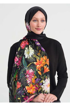 شال رنگی زنانه ابریشم Armağan - کد 898087813