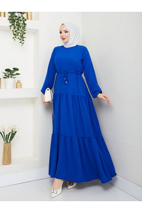 لباس آبی زنانه بافتنی modapark.ist - کد 891521232