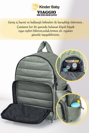 کیف مراقبت از کودک سبز Kinder Baby - کد 861569338