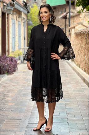 لباس مشکی زنانه بافتنی Nevin Kaya Moda - کد 661686188