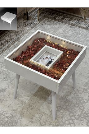 میز جلو مبلی سفید چوب ötay - کد 898213229