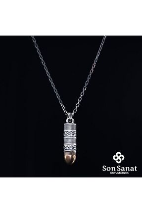 گردنبند نقره رنگی زنانه 925 عیار SONSANAT MÜCEVHERAT KUYUMCULUK - کد 898539950