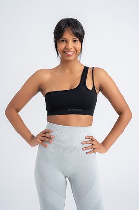 نیم تنه اسپرت مشکی زنانه لیکرا gymxprofit - کد 898229348