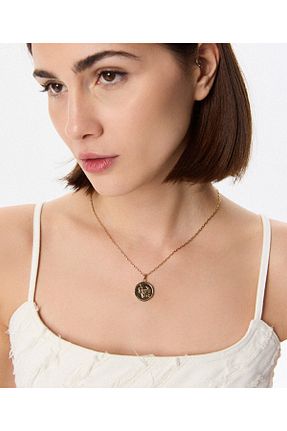 گردنبند جواهر طلائی زنانه Twist - کد 898119438