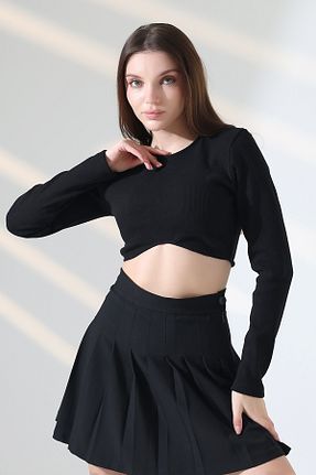 بلوز مشکی زنانه ساده Wear It - کد 898117701