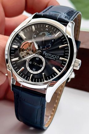 ساعت مچی سرمه ای مردانه 44 میلی متر Ferrucci - کد 845271069
