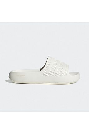 دمپائی اسپرت سفید زنانه چرم مصنوعی adidas - کد 341667553