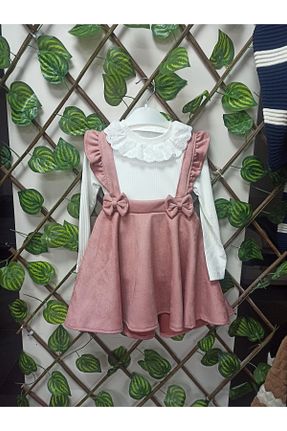 کت و شلوار صورتی بچه گانه اسلیم MODA - کد 898596486