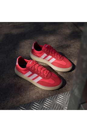 کفش اسنیکر قرمز زنانه بند دار adidas - کد 887266588